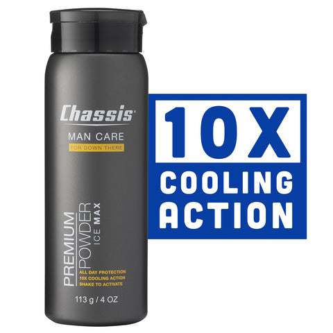 Chassis® Premium Powder Ice Max, 10x the cooling action